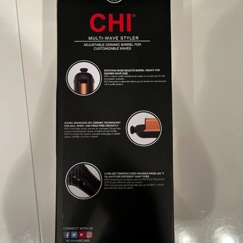 Chi Multi-Wave Styler (Adjustable‎ Ceramic Barrel) (New in Box) (Home /beauty)